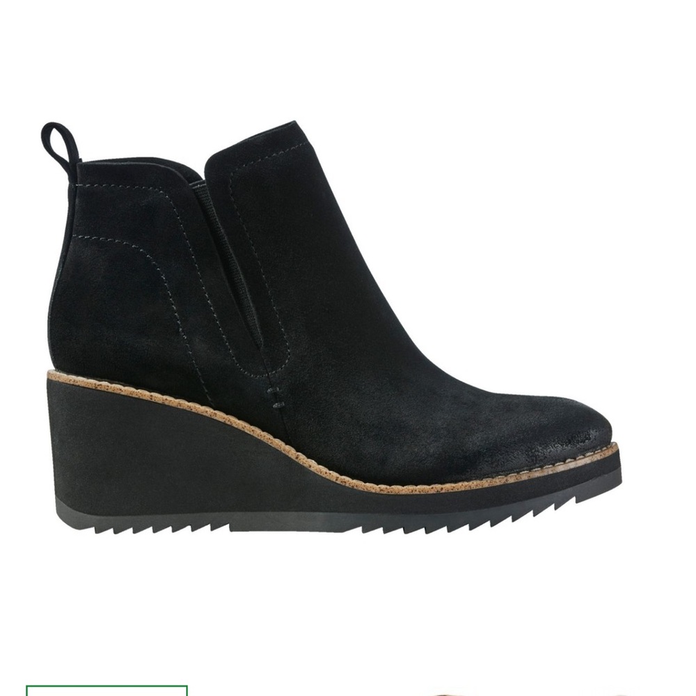 Sofft Emeree Aqua Safe Wedge Black Size 7.5M